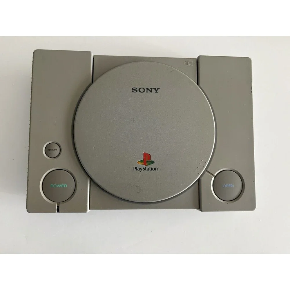 Sony PlayStation PS1 SCPH-9001 Console Bundle 8 Games Controller Tested Works